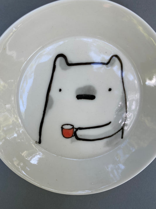 Bear and his red mug