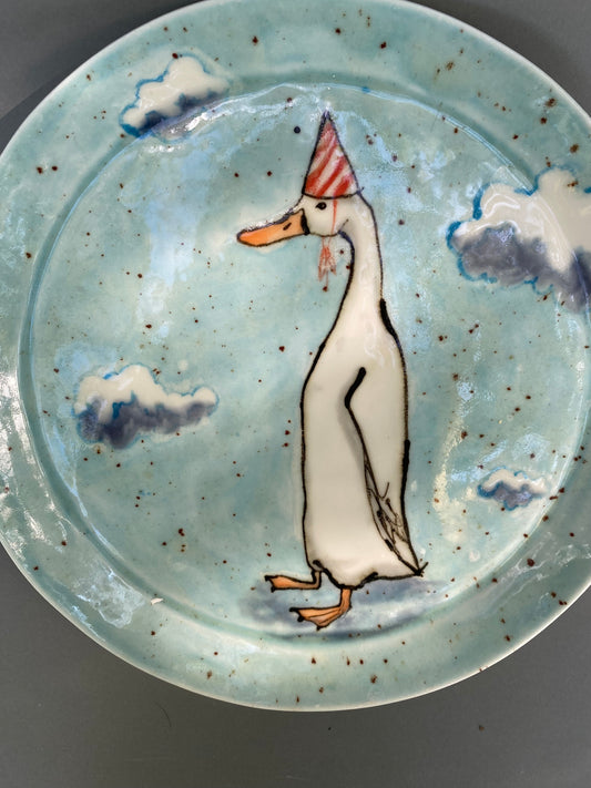 Partying on a cloudy day