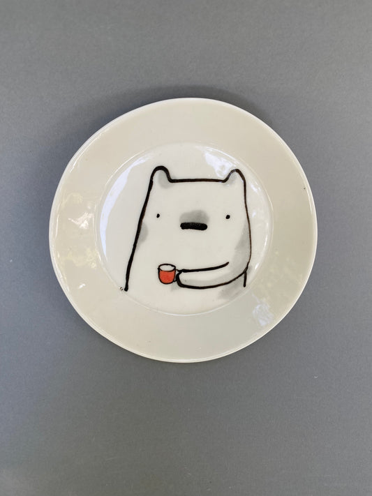 Bear and his red mug