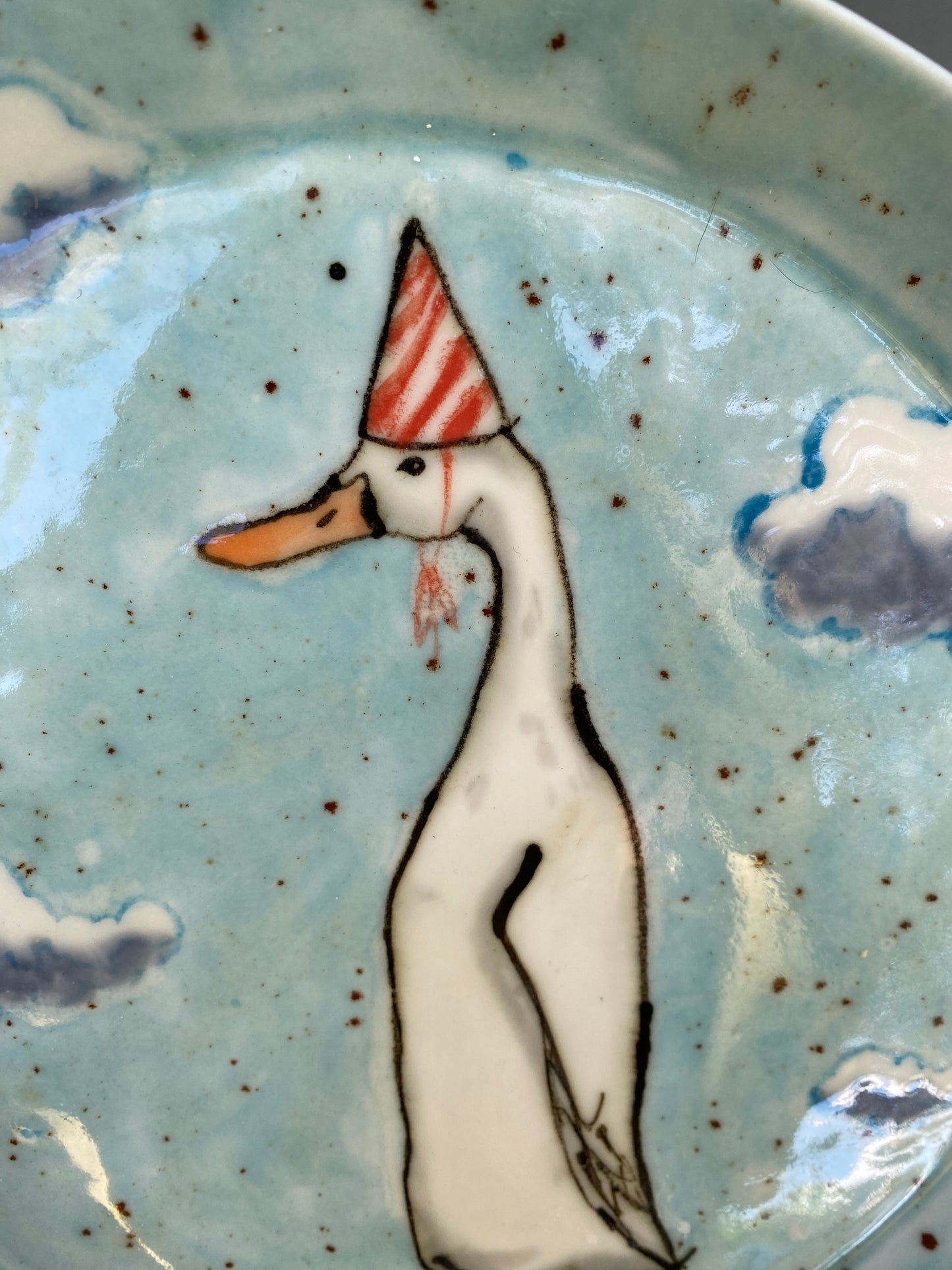 Partying on a cloudy day